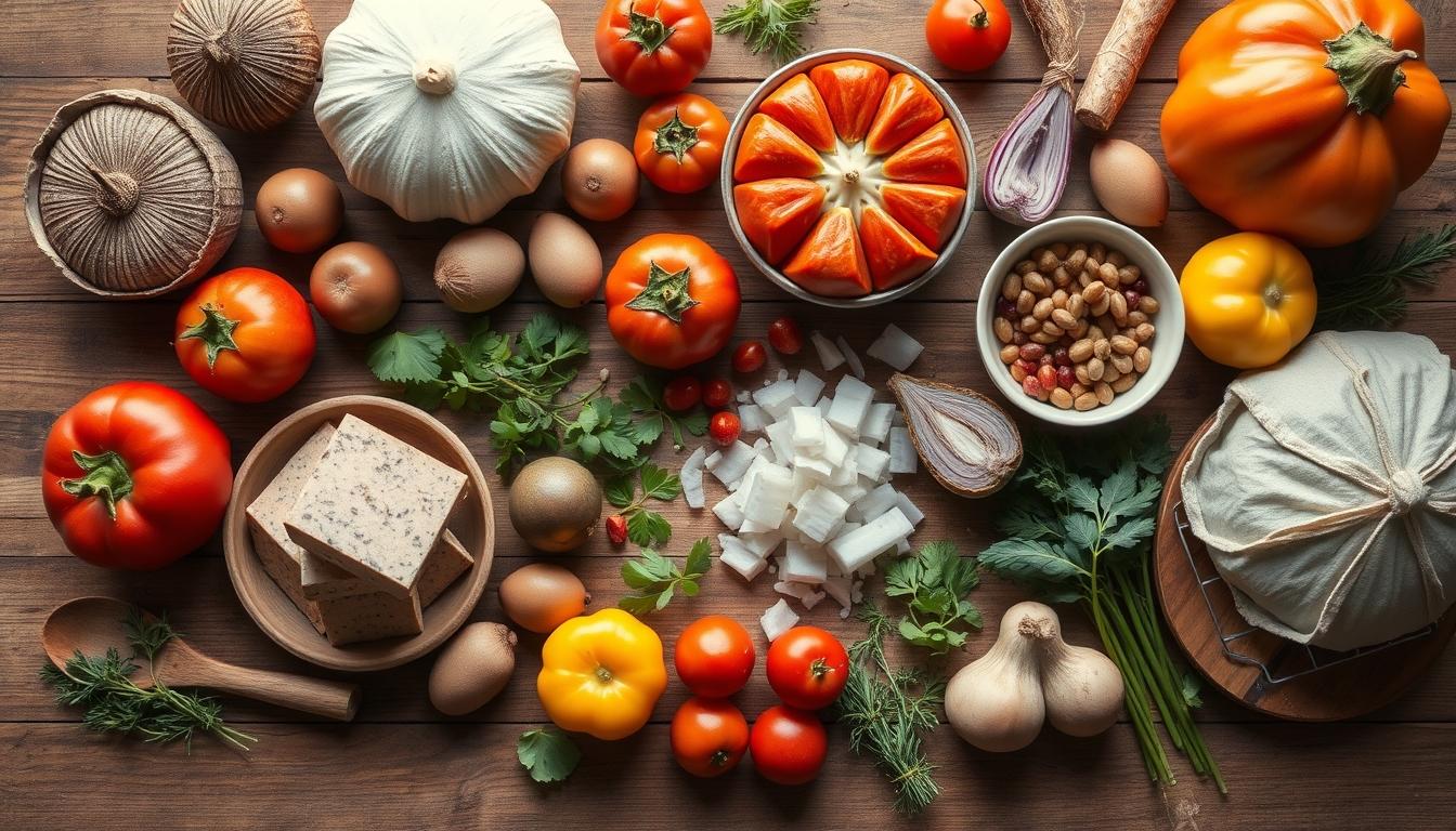 Ingredients prepared for a fast weeknight meal